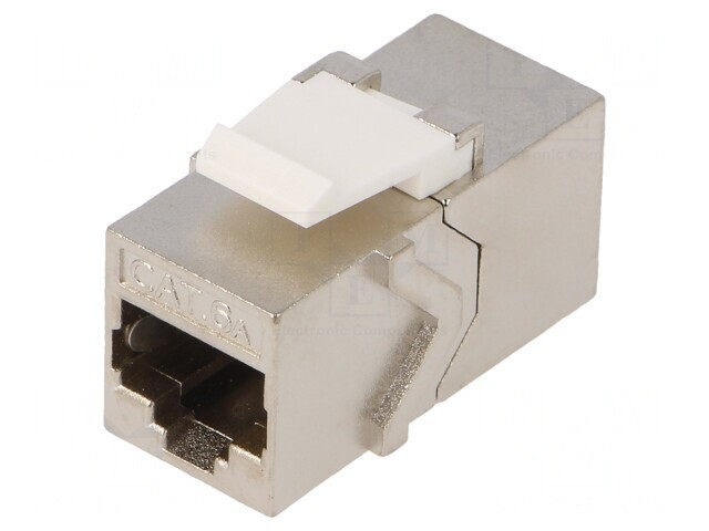 Adaptor Soclu PIN 8 Cat 6a Ecranat Keystone PoE Metalic