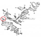 Piulita fixare cadru motor Renault Twingo 1 1993-2006, Original 7703044140 Kft Auto, Automobile Dacia Mioveni