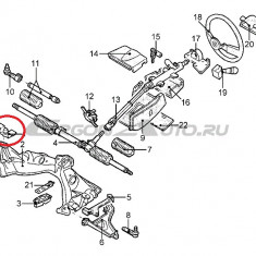 Piulita fixare cadru motor Renault Twingo 1 1993-2006, Original 7703044140 Kft Auto