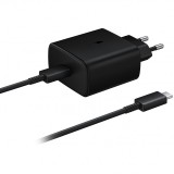 Incarcator Retea Samsung Fast Charge, 1 X USB-Type-C, 45W, Negru EP-TA845XBEGWW