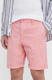 Tommy Jeans pantaloni scurți bărbați, culoarea roz DM0DM18812