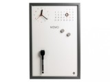 Tabla magnetica cu ceas MEMO Bi-Silque
