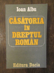 CASATORIA IN DREPTUL ROMAN-IOAN ALBU foto