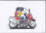 Bnk div Scuter BMW - afis / poster / print - KoolArt 1267