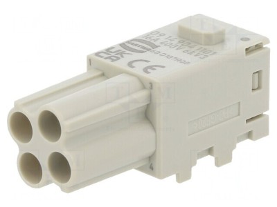 Conector Mamă HDC Han-Modular Domino 4 PIN 1 Modul foto