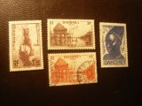 Serie mica Dahomey colonie franceza 1941, motive locale ,4 val.stampilate, Stampilat