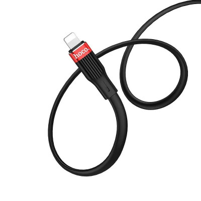 Cablu Date Hoco U72 USB to Lightning 1.2m Negru foto