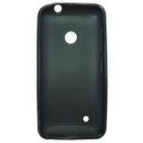 Husa silicon Space (tip fagure) negru+alb pentru Nokia Lumia 530