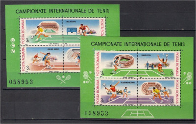 1988 - Campionatele Internationale de tenis, blocuri neuzate foto