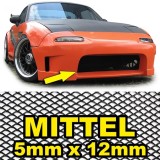 Plasa de racing din aluminiu, plasa cu fagure, plasa de cursa 100x40cm 5x12mm neagra Performance AutoTuning