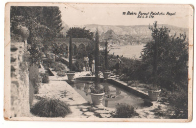 SV * BALCIC * PARCUL PALATULUI REGAL * Marea Neagra * Foto 1938 foto