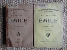 Emile ou de l&#039;Education / Jean-Jacques Rousseau Vol.1-2