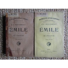 Emile ou de l&#039;Education / Jean-Jacques Rousseau Vol.1-2