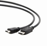 CABLU video SPACER, adaptor DisplayPort (T) la HDMI (T), 4K, 1.8m, Black, &quot;SPC-DP-HDMI-6&quot; (timbru verde 0.8 lei)