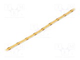 Bandă LED COB alb cald 8W/m 320 LED/m 12V POS IP20 8mm 180&deg; 3000K
