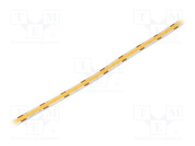 Banda LED COB alb cald 320 LED/m 8mm IP20 180&amp;deg; 8W/m 12VDC POS foto