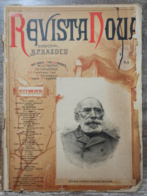 Revista Noua// director B.P. Hasdeu, anul VI, no. 8-9, ianuarie-februarie 1894 foto