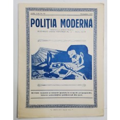 POLITIA MODERNA , REVISTA LUNARA DE SPECIALITATE , LITERATURA SI STIINTA , ANUL VIII , NR. 92 , OCTOMBRIE , 1933