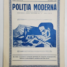 POLITIA MODERNA , REVISTA LUNARA DE SPECIALITATE , LITERATURA SI STIINTA , ANUL VIII , NR. 92 , OCTOMBRIE , 1933