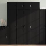 VidaXL Dulap &icirc;nalt, negru, 70x42,5x185 cm, lemn prelucrat