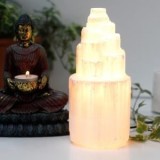Lampa turn din selenit - 15 cm