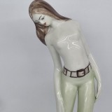 Fata hippie - Bibelou (RAR) portelan romanesc vechi, vintage, Alba Iulia