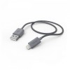 Cablu de incarcare/date, USB-A - Lightning, 1 m, gri, Hama