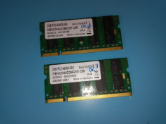 Memorii laptop DDR2 4Gb 2x 2Gb 800Mhz PC2-6400S Swissbit foto