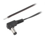 Cablu Alimentare 5.5/2.1mm Negru 1.5m