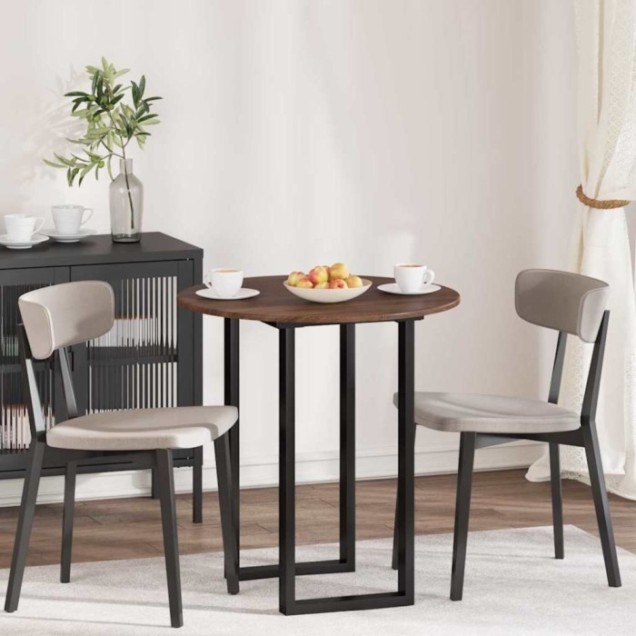 vidaXL Placă de masă Stejar brun 70 x 70 x 1.5 cm Lemn compozit