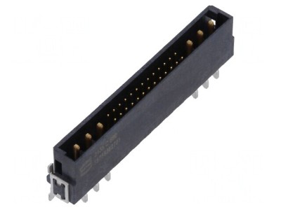 Conector PCB-PCB tată 32 pini har-flex Hybrid SMT/THT foto