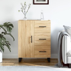 vidaXL Servantă, stejar sonoma, 69,5x34x90 cm, lemn compozit 827943