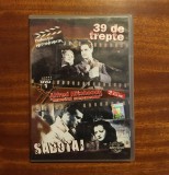 Alfred HITCHCOCK - 39 Trepte și Sabotaj (1 DVD original cu 2 filme, romana)