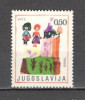 Iugoslavia.1968 Saptamina copiilor-Desene de copii SI.270, Nestampilat