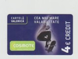 bnk card Romania - Skater (Lumea noastra esti tu) 4 euro - Col:RO-COS-REF-0012-120509