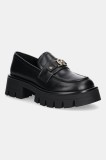 MICHAEL Michael Kors mocasini de piele Mandy culoarea negru, cu platforma, 40T5MAFP1L.001