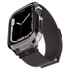 Curea Spigen Metal Fit Pro pentru Apple Watch 4/5/6/7/8/9/SE (44/45 mm) Gri