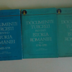 Mustafa Mehmet - Relații româno-otomane, 3 volume cartonate.