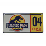 Replica Jurassic Park Numberplate