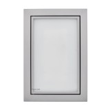 Usa Vizitare Aluminiu Mat cu Sticla Alba 30x40 cm Apometru Revizie