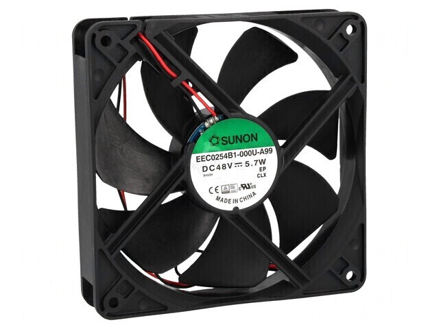 Ventilator Axial 48V DC 120x120x25mm