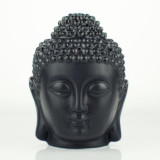 Suport ceramica ulei aromaterapie BUDDHA negru