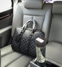 Geanta business laptop/servieta birou Louis Vuitton Monogram Eclipse LUXURY !!! foto