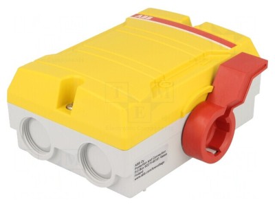 &amp;Icirc;ntrerupător Separator Siguranță Poli 3 16A IP65 foto