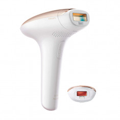 Epilator IPL Philips Lumea, 250.000 impulsuri, senzor piele, 5 viteze, accesorii incluse, Roz/Alb foto