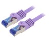 Patch Cord S/FTP Cat6a LSZH Violet 0.5m, Logilink