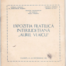 bnk fil Expofil interjudeteana Aurel Vlaicu Ploiesti 1983 - catalogul expozitiei