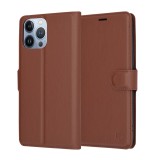 Husa iPhone 13 Pro Max Techsuit Leather Folio, maro