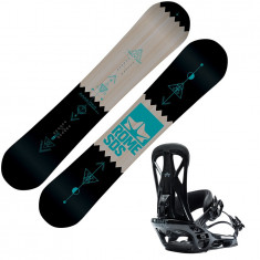 Placa Snowboard Rome Mechanic cu legaturi United black foto