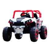 Cumpara ieftin UTV electric pentru copii, Kinderauto RSR 4x4 120W 12V 7Ah, rosu cu alb